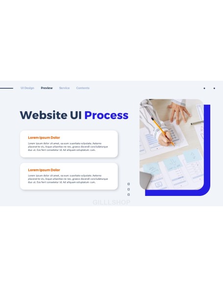 Website UI Design PPT Templates