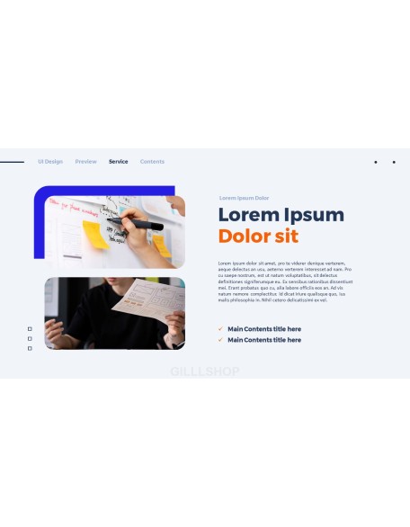 Website UI Design PPT Templates