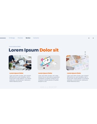 Website UI Design PPT Templates