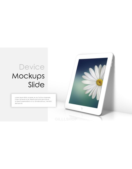 Mockups Device slide PowerPoint Templates