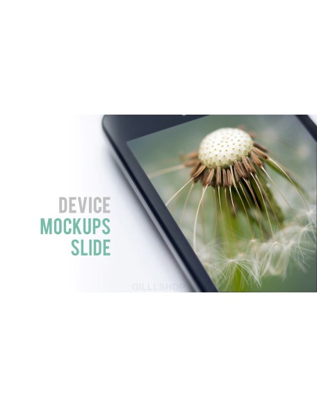 Mockups Device slide PowerPoint Templates