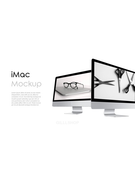 Mockups Device slide PowerPoint Templates