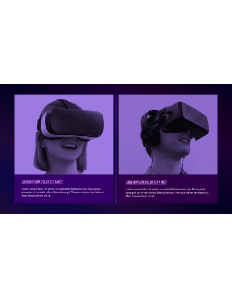 Virtual Reality (VR) Simple PowerPoint Template Design