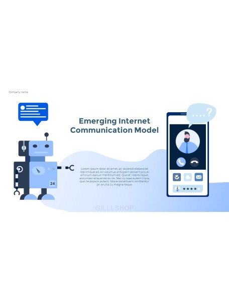 Social Network Communication Modern PPT Templates