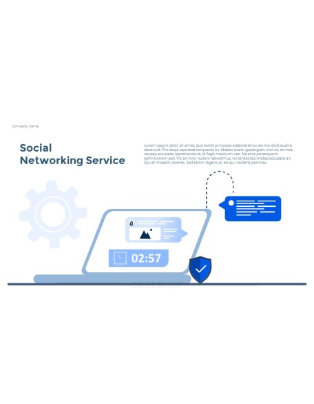 Social Network Communication Modern PPT Templates