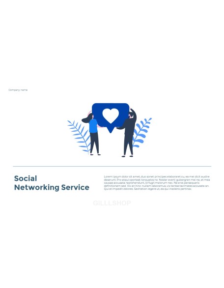 Social Network Communication Modern PPT Templates