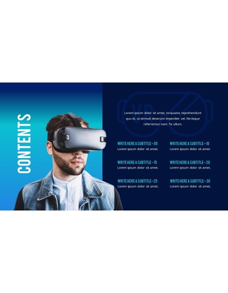 virtual Reality Simple Templates Design