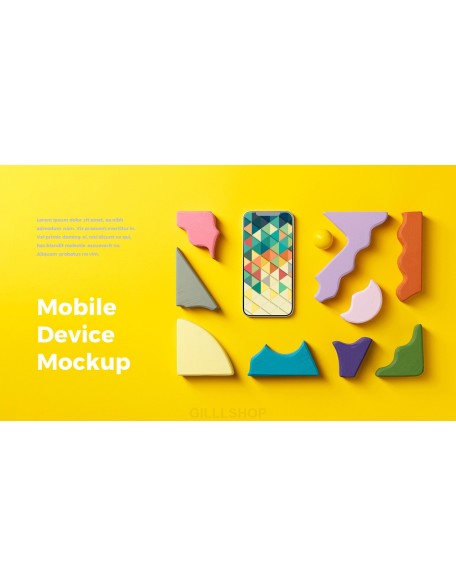 Mobile Wallpaper Mockup Design Proposal PowerPoint Example