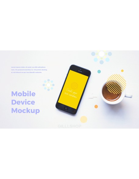 Mobile Wallpaper Mockup Design Proposal PowerPoint Example