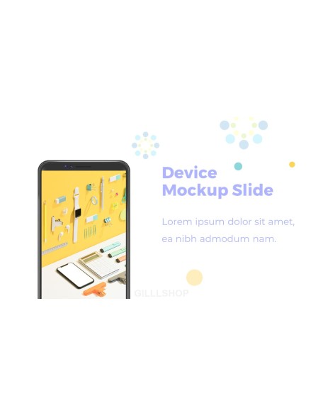 Mobile Wallpaper Mockup Design Proposal PowerPoint Example