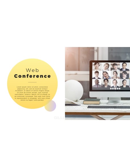 Video Conference PowerPoint Presentation Design