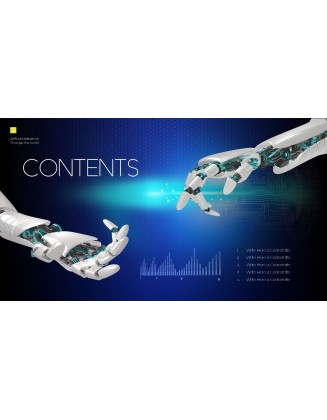 Artificial Intelligence Robotics PPT Backgrounds