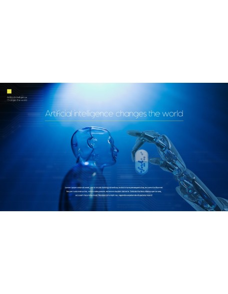 Artificial Intelligence Robotics PPT Backgrounds