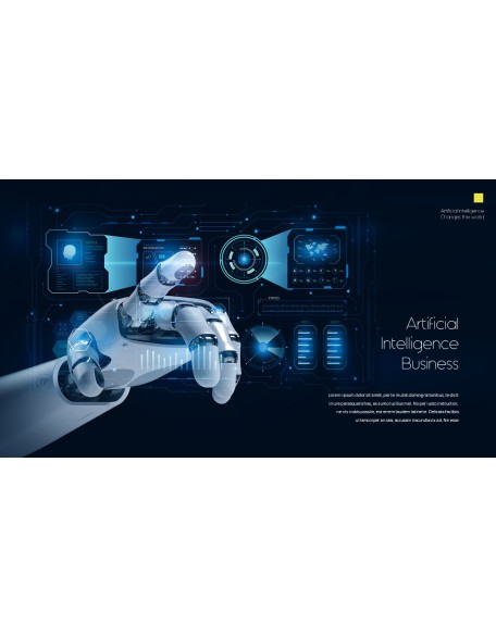 Artificial Intelligence Robotics PPT Backgrounds