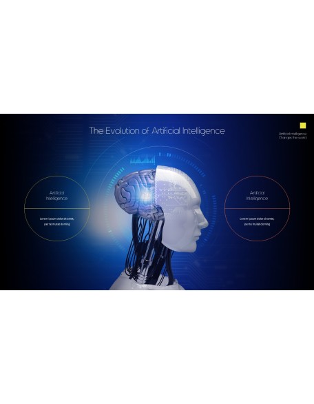 Artificial Intelligence Robotics PPT Backgrounds