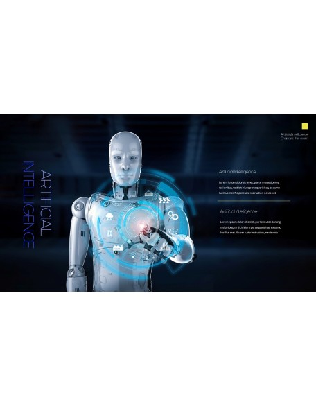 Artificial Intelligence Robotics PPT Backgrounds