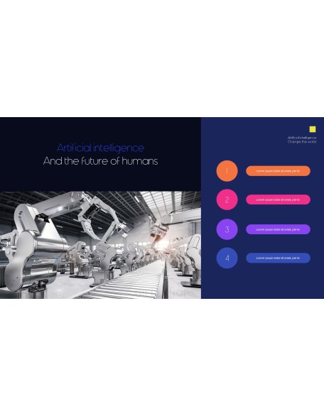 Artificial Intelligence Robotics PPT Backgrounds