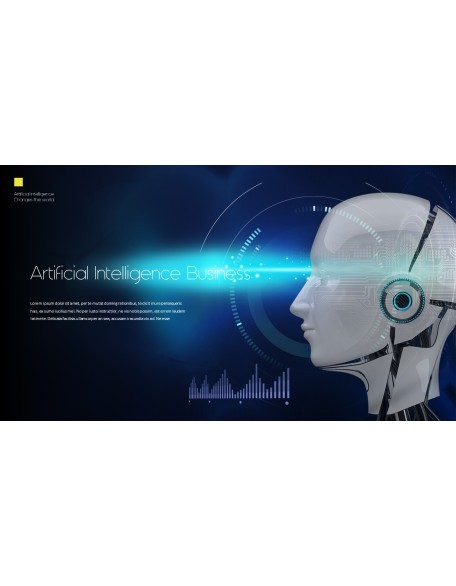 Artificial Intelligence Robotics PPT Backgrounds