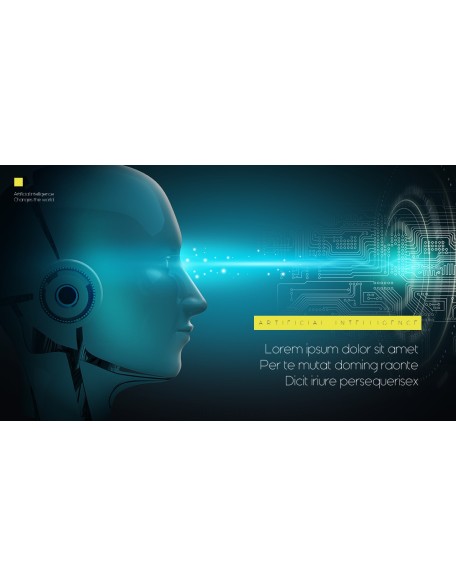 Artificial Intelligence Robotics PPT Backgrounds