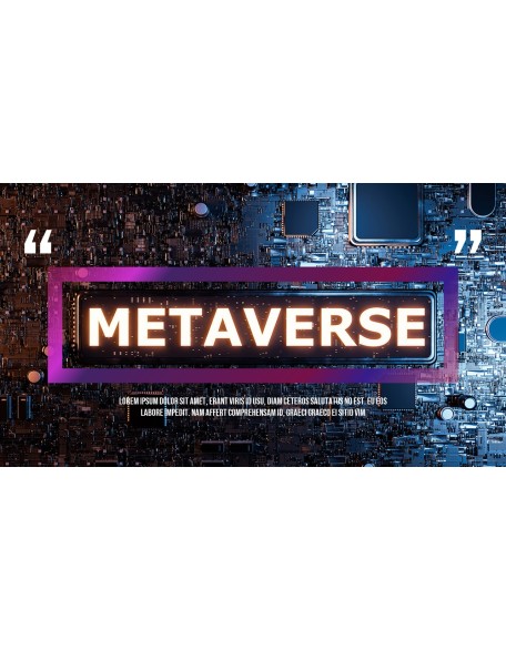 Vision of the Metaverse professional presentation