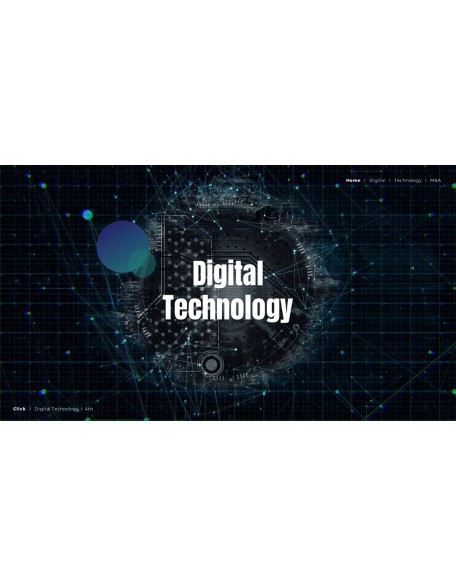 Digital Technology professional presentation