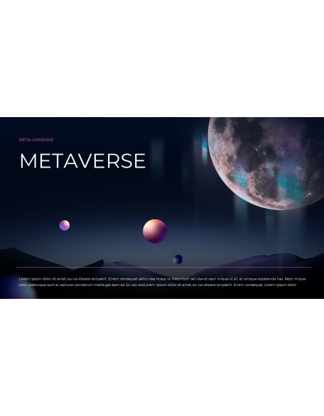 Meta Universe best ppt powerpoint template