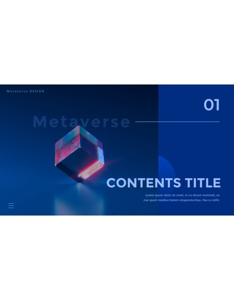 Metaverse PowerPoint Layout