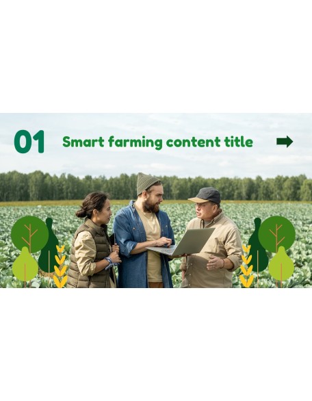 Smart Farming Guide Business PowerPoint Templates