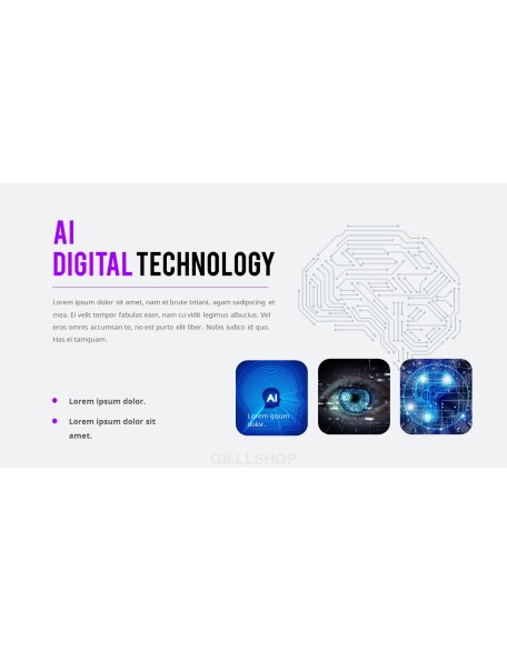 Digital Technology Theme PT Templates