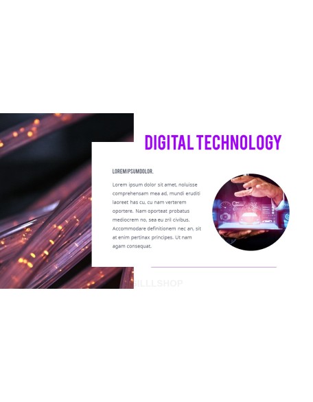 Digital Technology Theme PT Templates