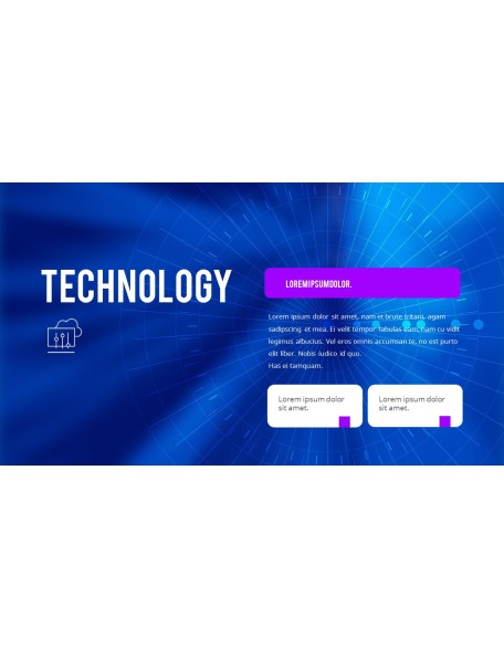 Digital Technology Theme PT Templates