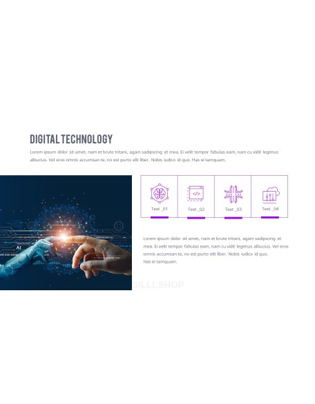 Digital Technology Theme PT Templates