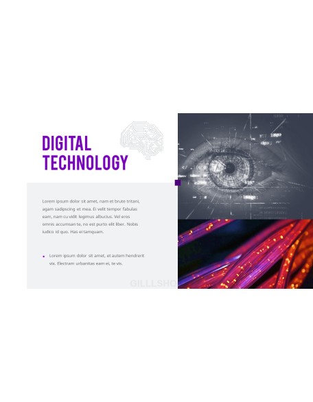 Digital Technology Theme PT Templates