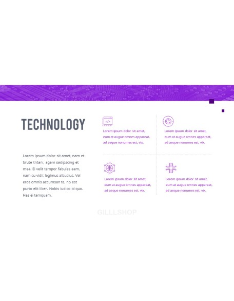 Digital Technology Theme PT Templates