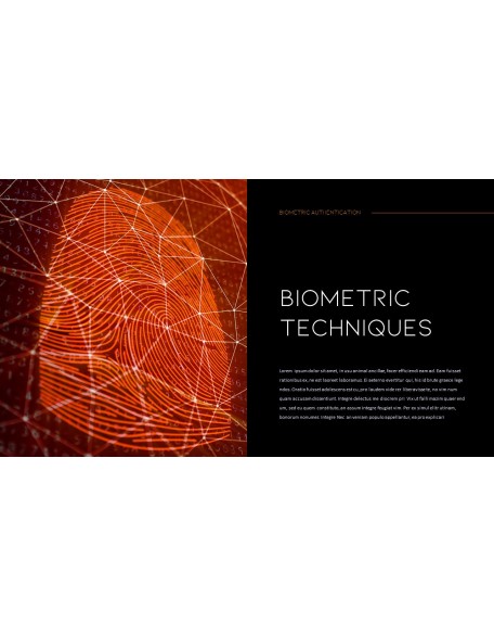 Biometric Authentication PowerPoint Templates for Presentation