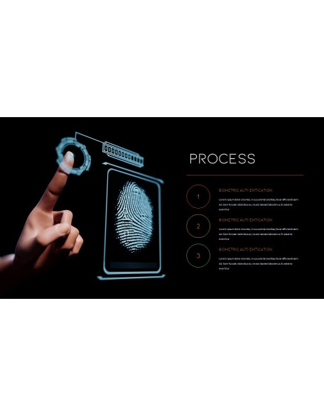 Biometric Authentication PowerPoint Templates for Presentation