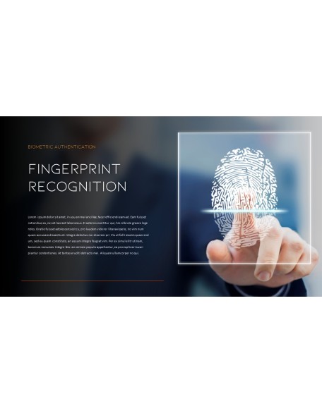 Biometric Authentication PowerPoint Templates for Presentation