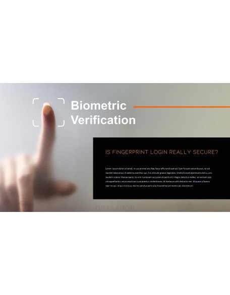 Biometric Authentication PowerPoint Templates for Presentation