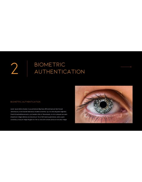 Biometric Authentication PowerPoint Templates for Presentation