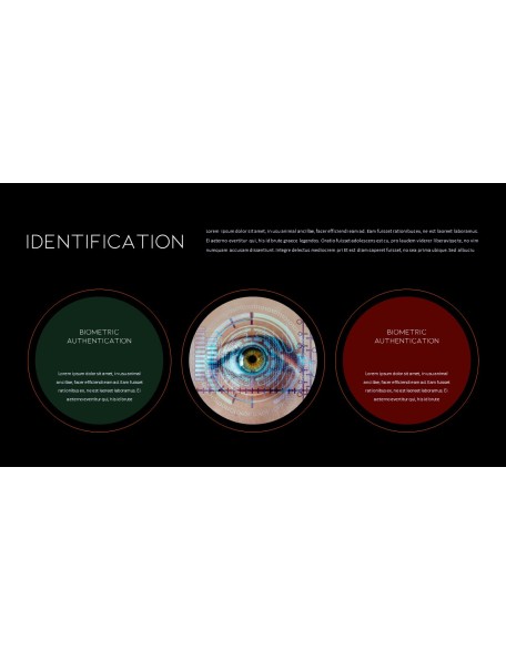 Biometric Authentication PowerPoint Templates for Presentation