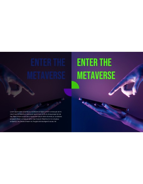 The Business Metaverse history powerpoint template