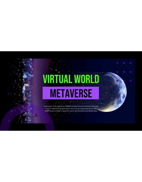 The Business Metaverse history powerpoint template