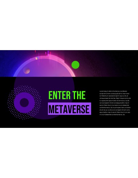 The Business Metaverse history powerpoint template