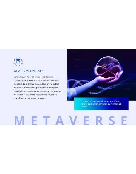 Metaverse design in powerpoint