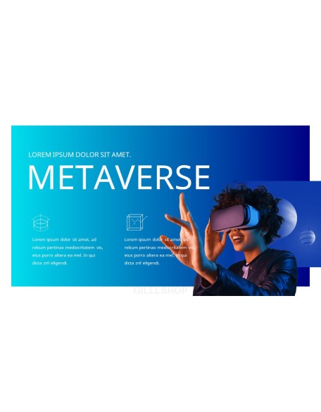 Metaverse design in powerpoint