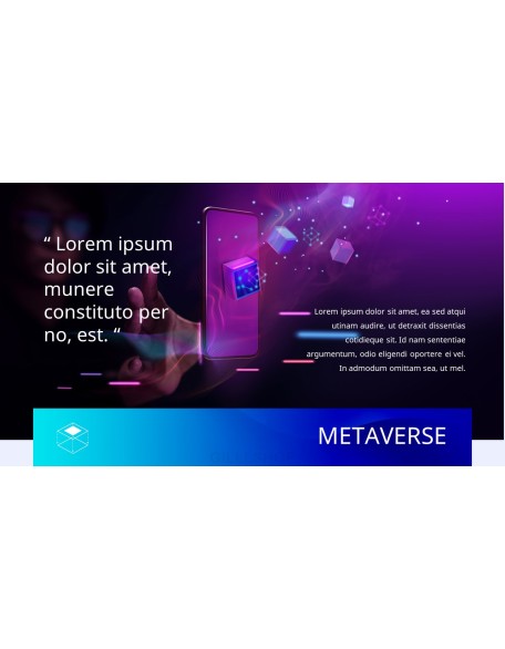 Metaverse design in powerpoint