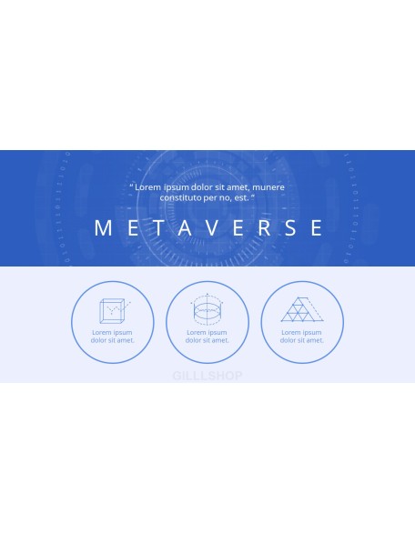 Metaverse design in powerpoint