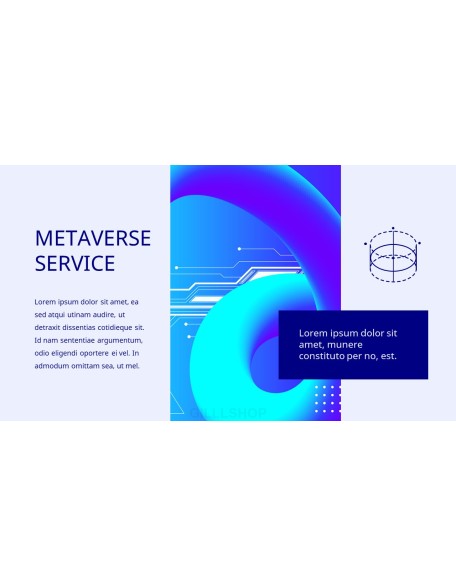 Metaverse design in powerpoint