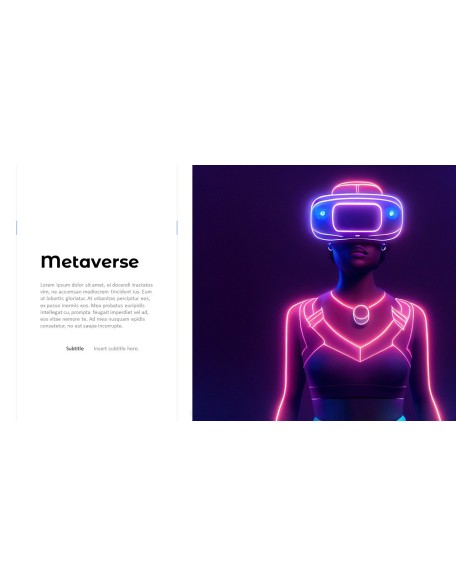 Metaverse presentation template ppt powerpoint