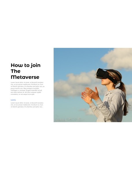 Metaverse presentation template ppt powerpoint